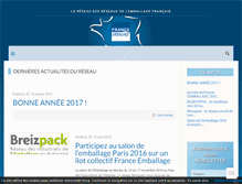 Tablet Screenshot of france-emballage.org